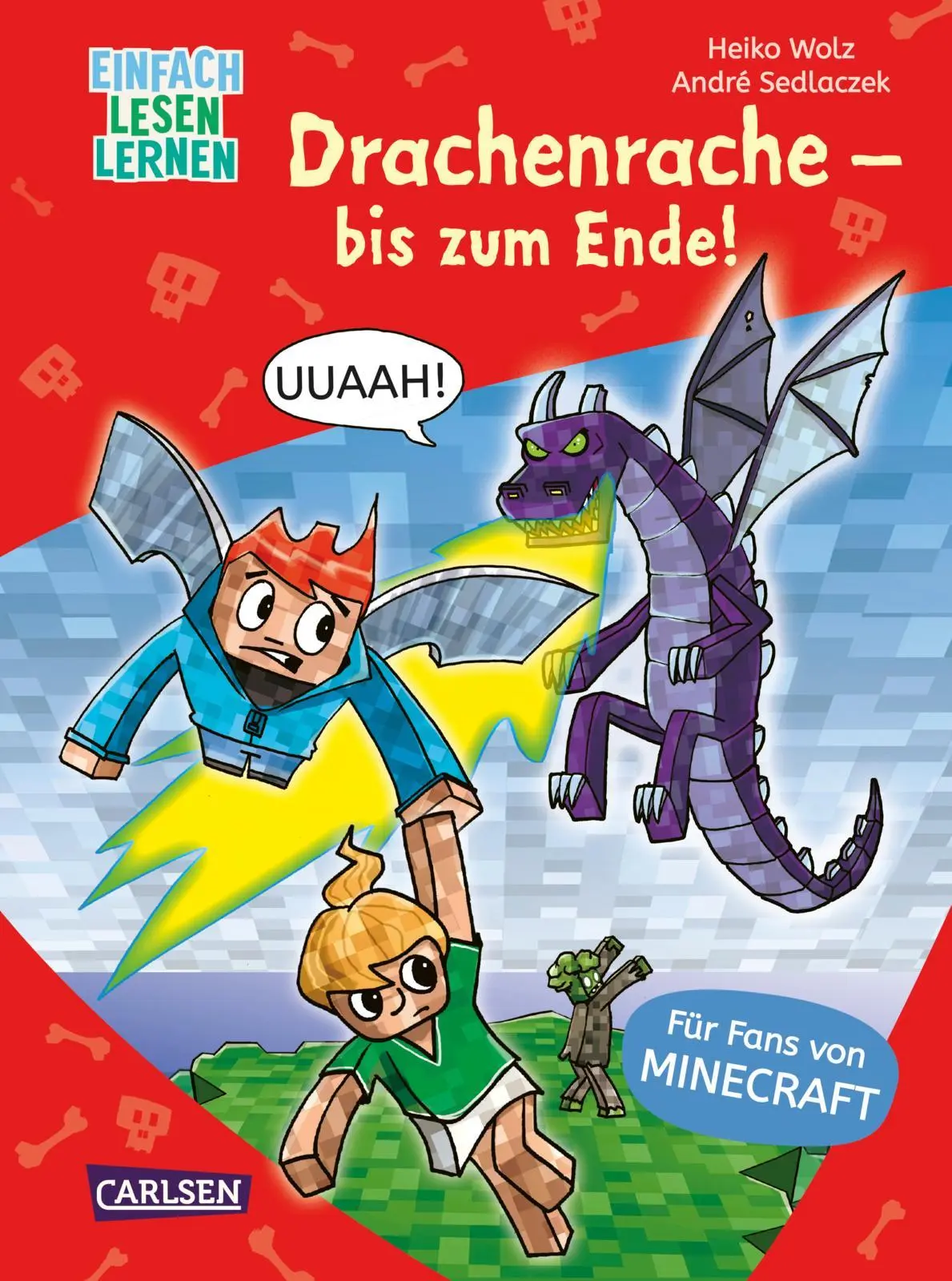 Cover: 9783551068460 | Lesenlernen mit Spaß - Minecraft 3: Drachenrache - bis zum Ende!