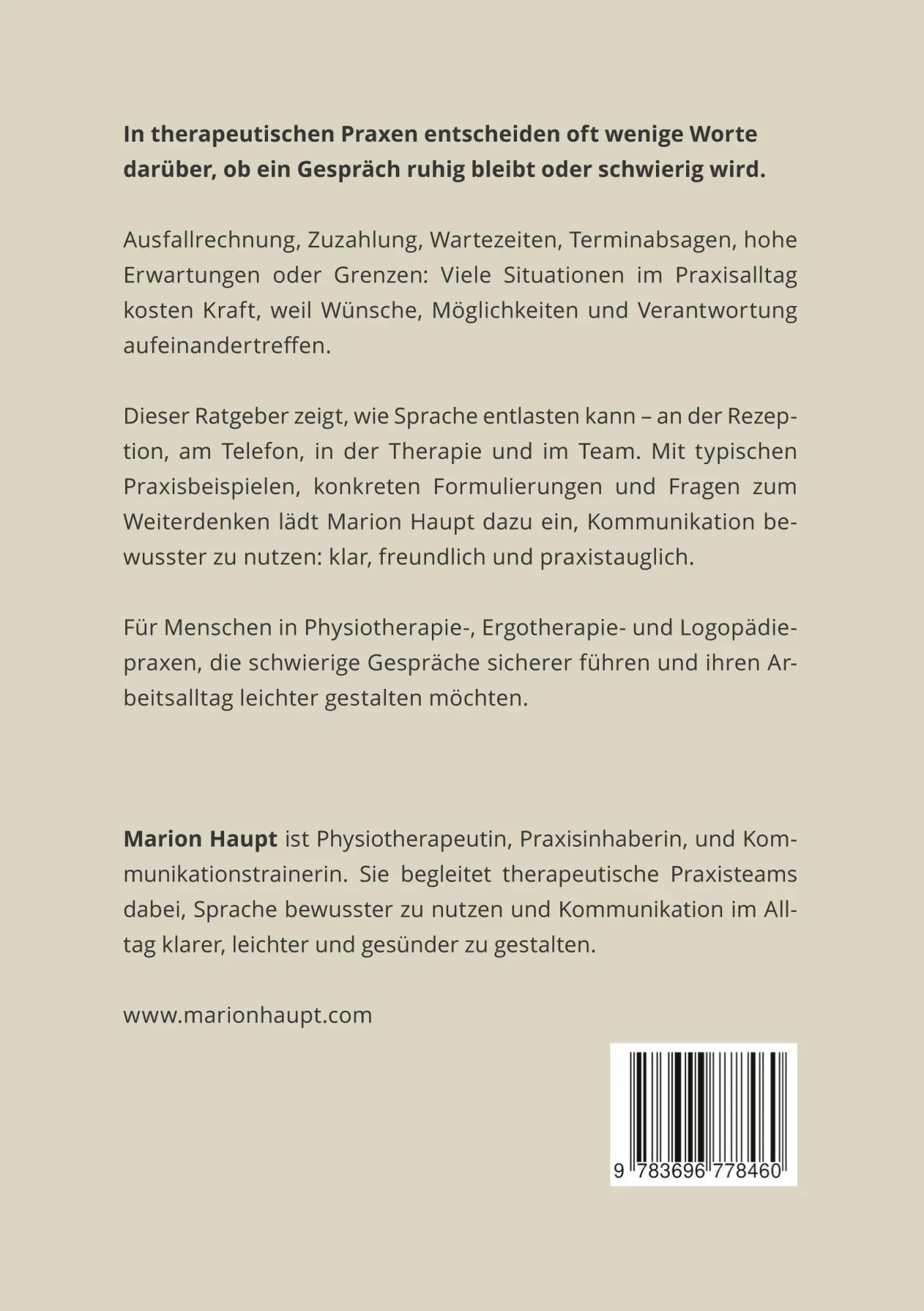 Rückseite: 9783696778460 | Von Ausfallrechnung bis Zuzahlung | Marion Haupt | Taschenbuch | 64 S.