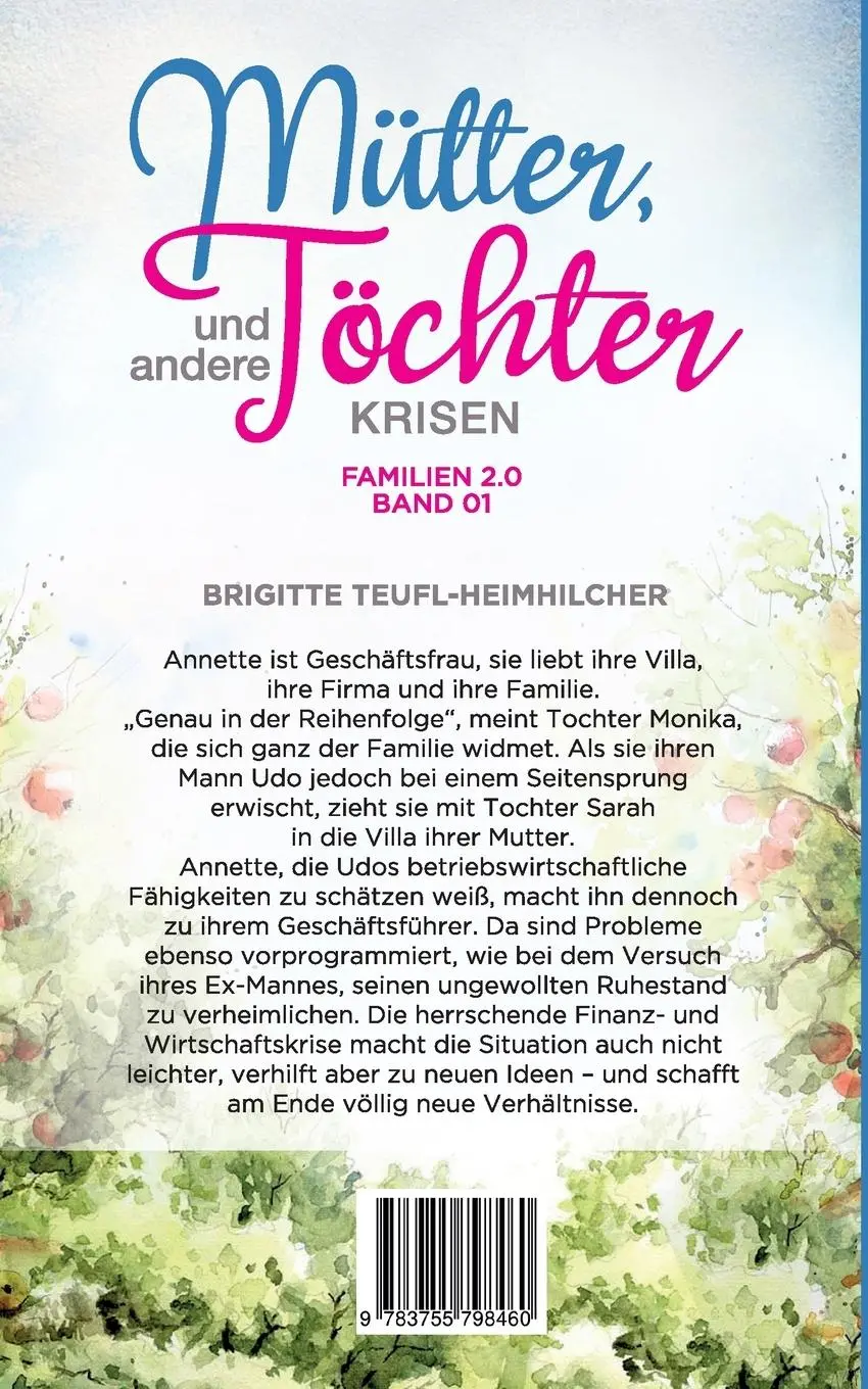 Rückseite: 9783755798460 | Mütter, Töchter und andere Krisen | Brigitte Teufl-Heimhilcher | Buch