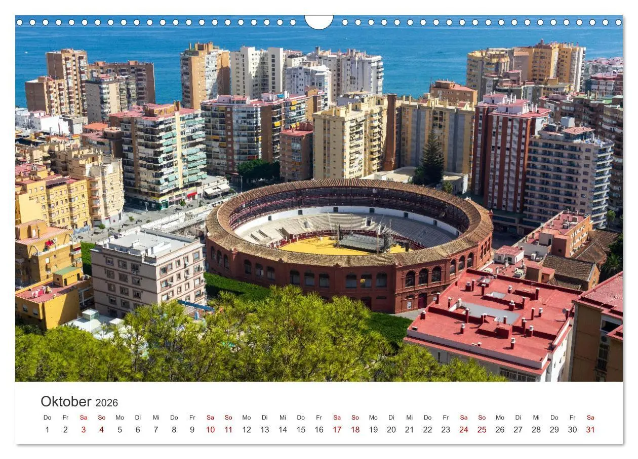 Bild: 9783457558560 | Málaga - Eine Perle in Andalusien. (Wandkalender 2026 DIN A3 quer),...