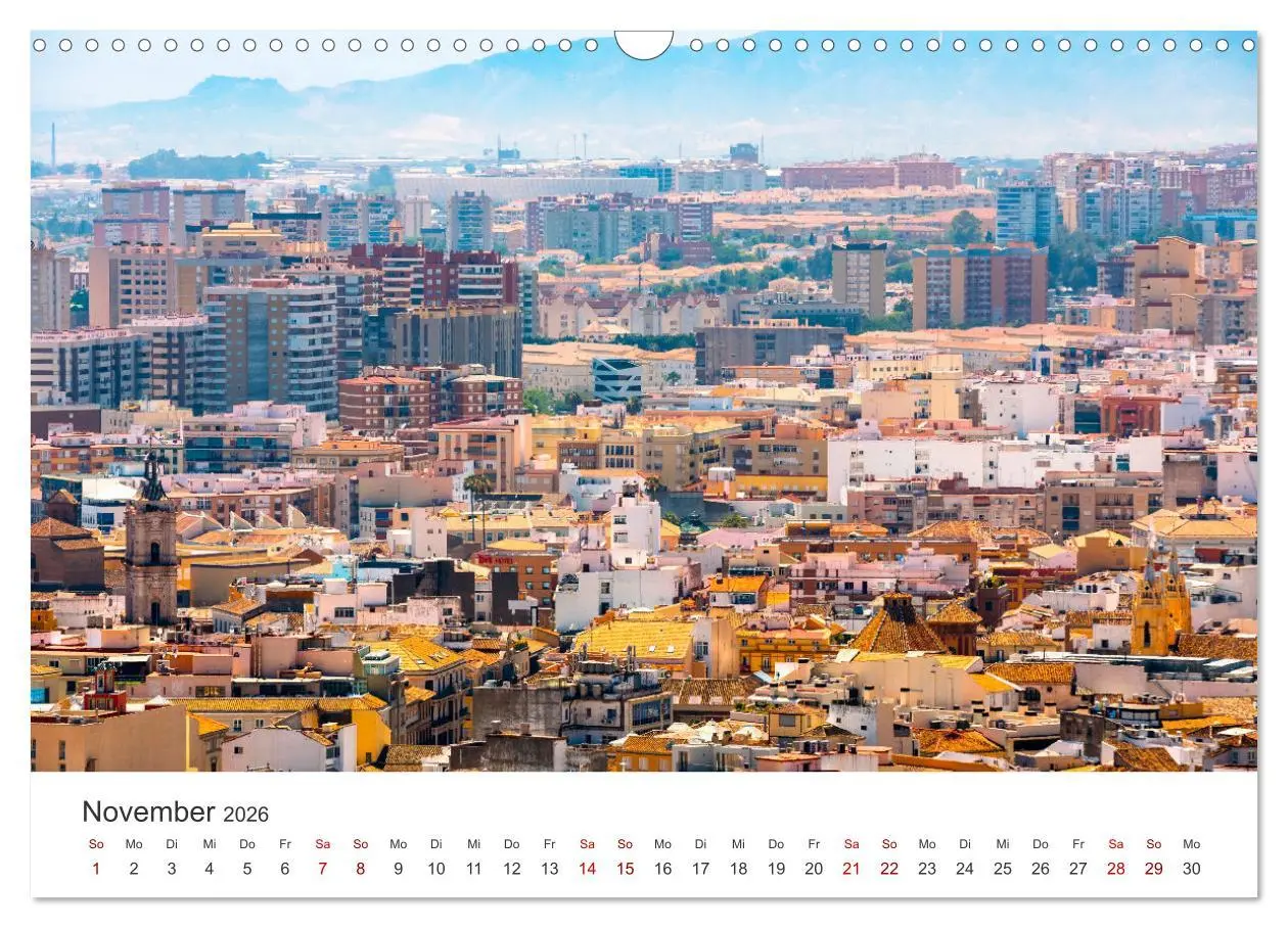 Bild: 9783457558560 | Málaga - Eine Perle in Andalusien. (Wandkalender 2026 DIN A3 quer),...