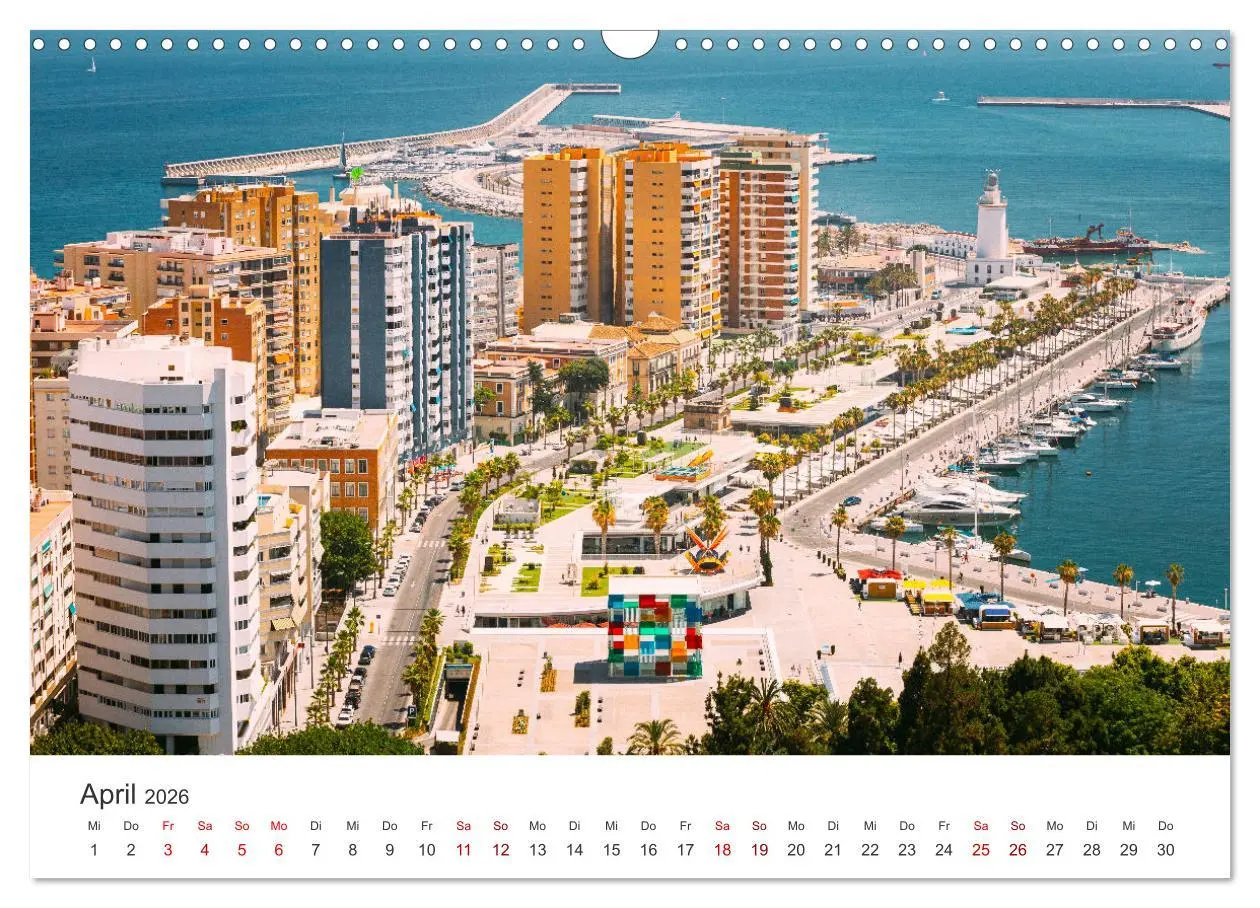 Bild: 9783457558560 | Málaga - Eine Perle in Andalusien. (Wandkalender 2026 DIN A3 quer),...