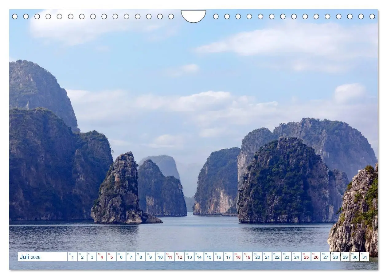 Bild: 9783457868560 | Asien Pur: Vietnam (Wandkalender 2026 DIN A4 quer), CALVENDO...
