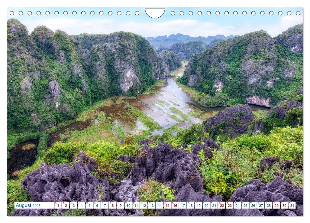 Bild: 9783457868560 | Asien Pur: Vietnam (Wandkalender 2026 DIN A4 quer), CALVENDO...