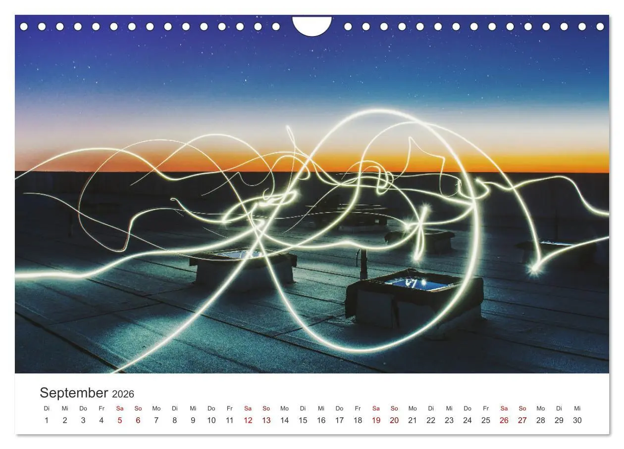 Bild: 9783457938560 | Lightpainting - Malen mit Licht und Zeit (Wandkalender 2026 DIN A4...