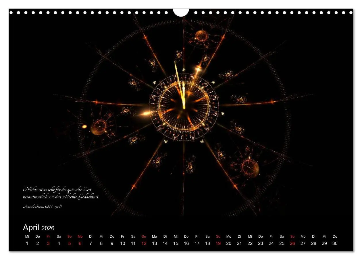 Bild: 9783516028560 | Zeit 2026 - Grafiken und Zitate (Wandkalender 2026 DIN A3 quer),...
