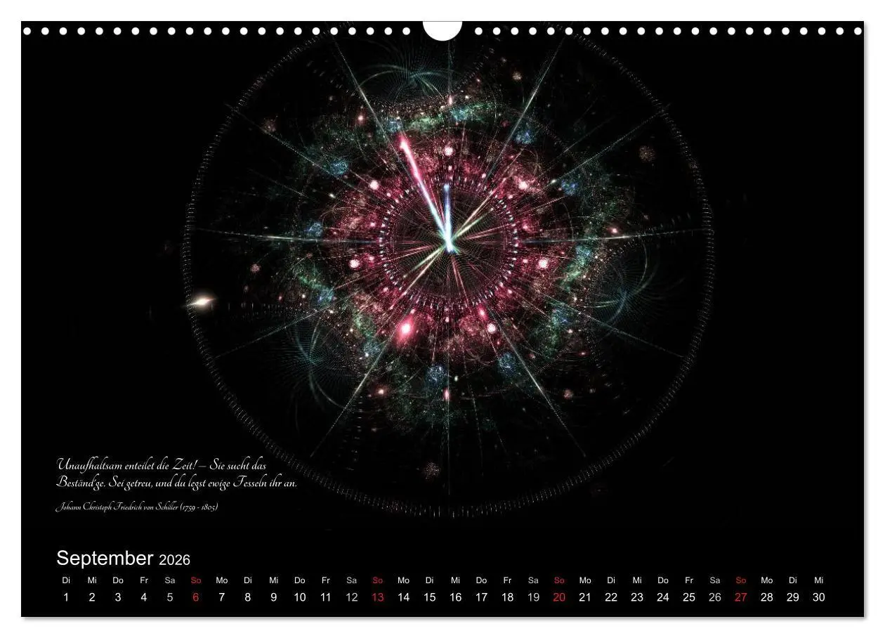 Bild: 9783516028560 | Zeit 2026 - Grafiken und Zitate (Wandkalender 2026 DIN A3 quer),...