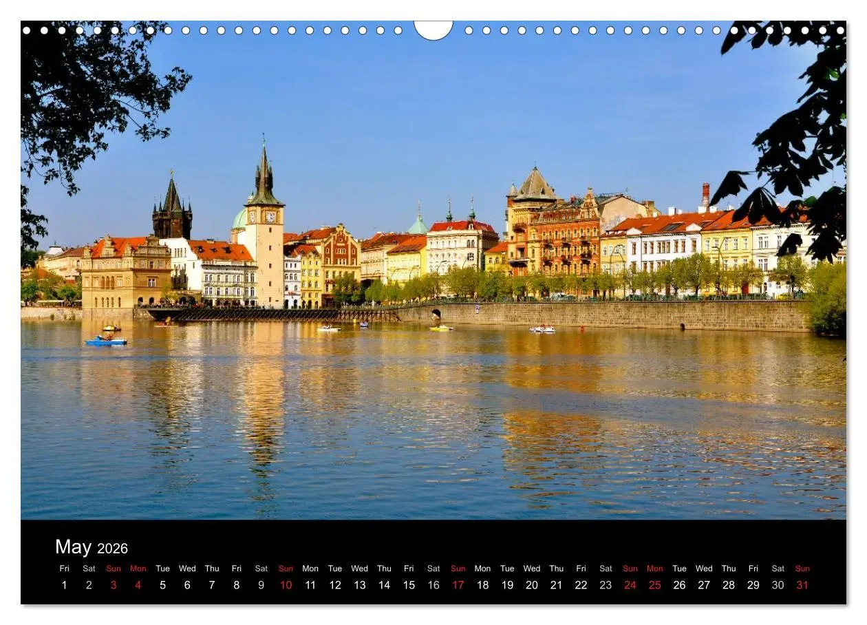 Bild: 9783516578560 | Prague in my heart (Wall Calendar 2026 DIN A3 landscape), CALVENDO...