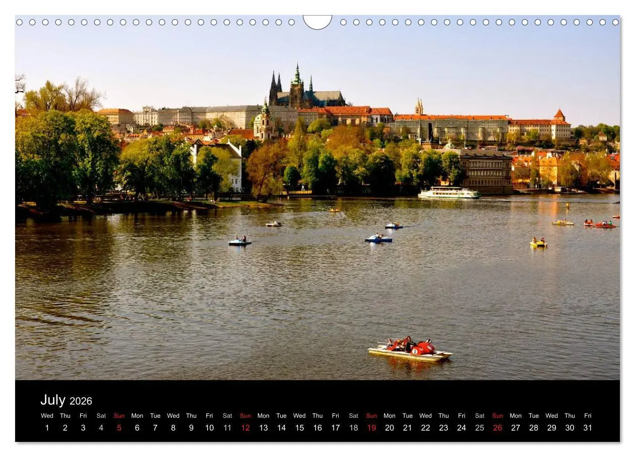 Bild: 9783516578560 | Prague in my heart (Wall Calendar 2026 DIN A3 landscape), CALVENDO...
