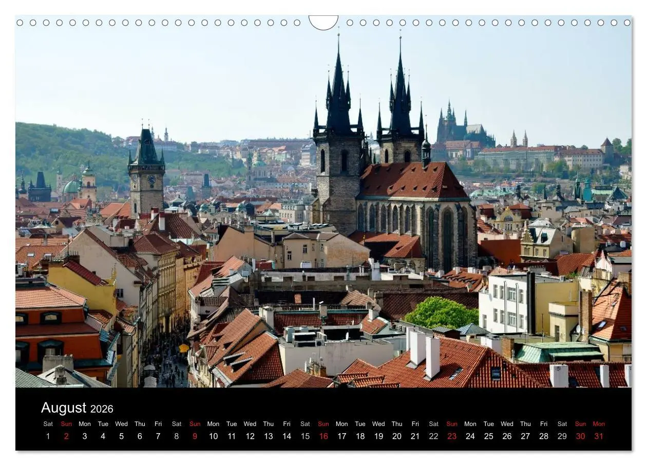 Bild: 9783516578560 | Prague in my heart (Wall Calendar 2026 DIN A3 landscape), CALVENDO...