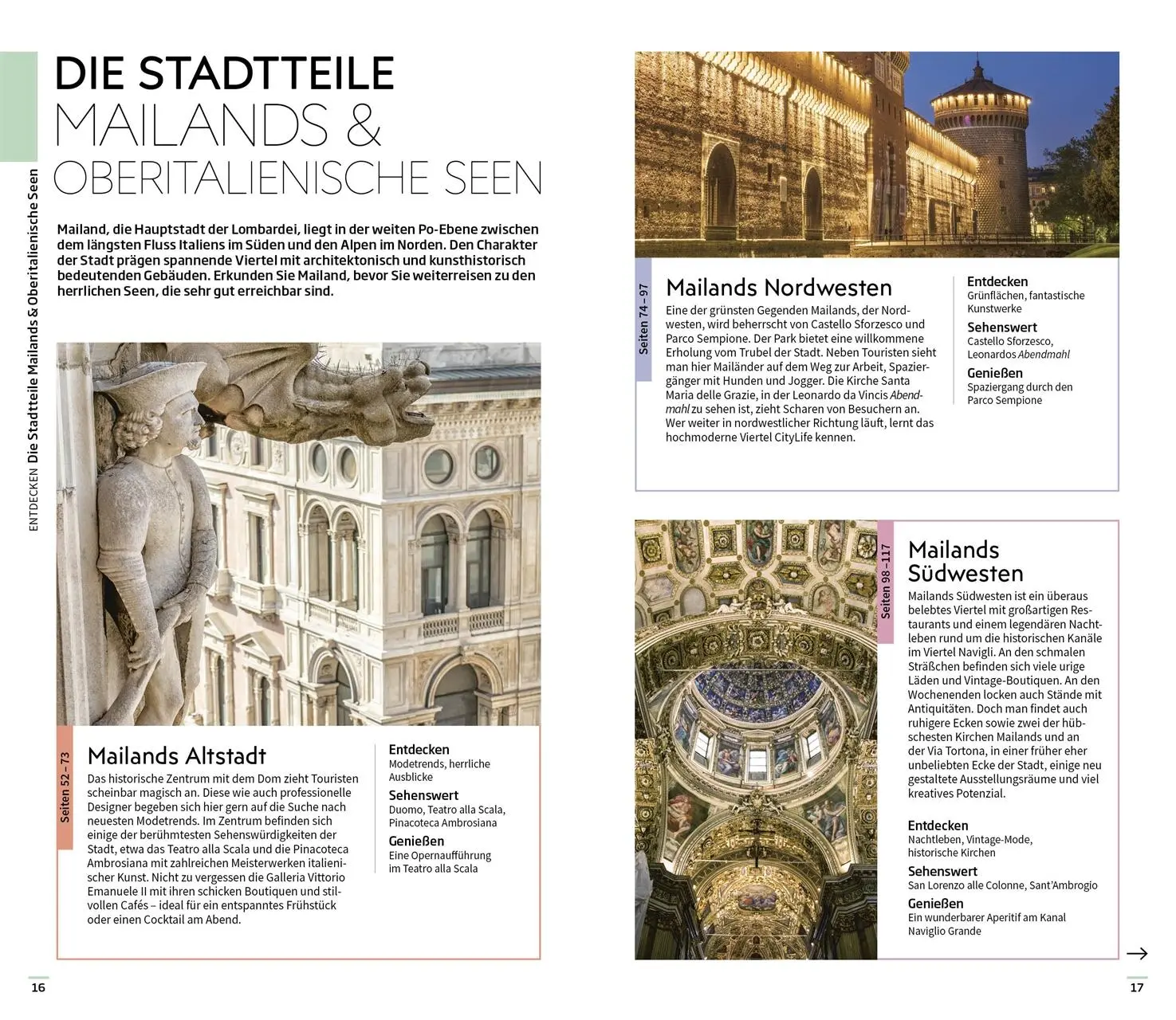Bild: 9783734208560 | Vis-à-Vis Reiseführer Mailand &amp; Oberitalienische Seen | Reise | Buch