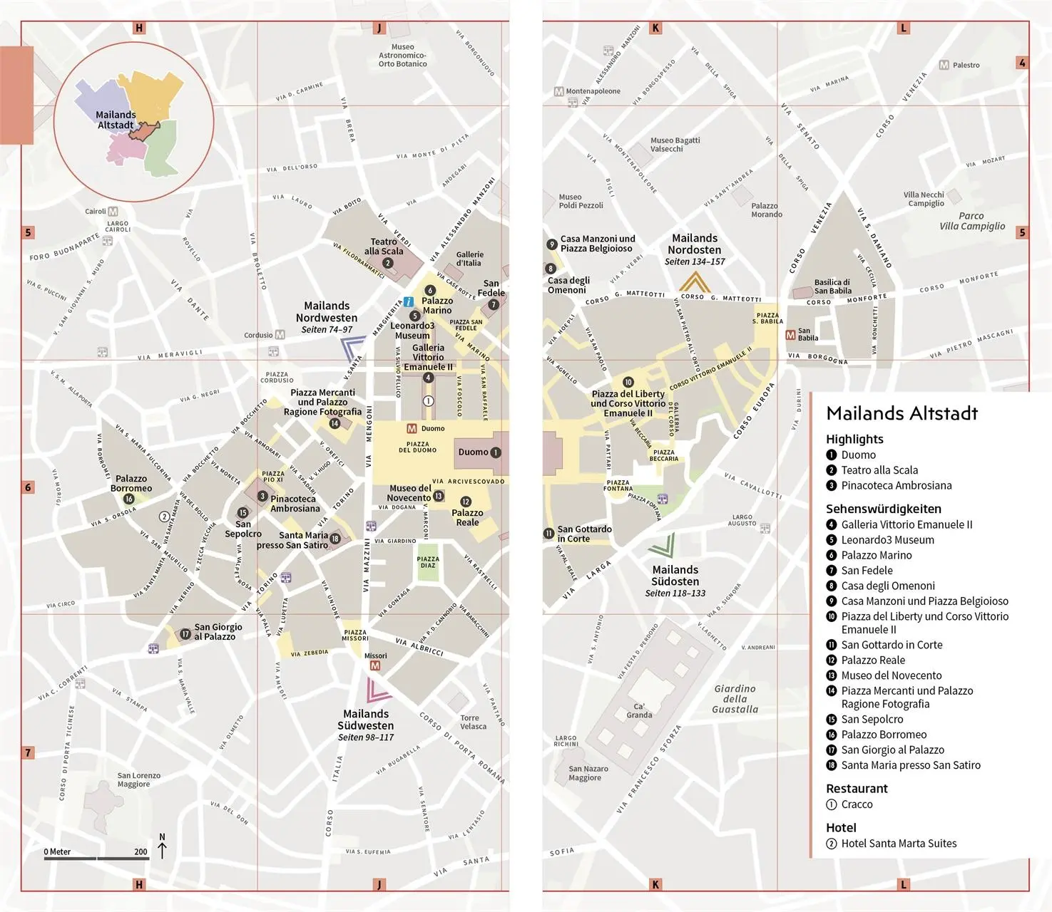 Bild: 9783734208560 | Vis-à-Vis Reiseführer Mailand &amp; Oberitalienische Seen | Reise | Buch