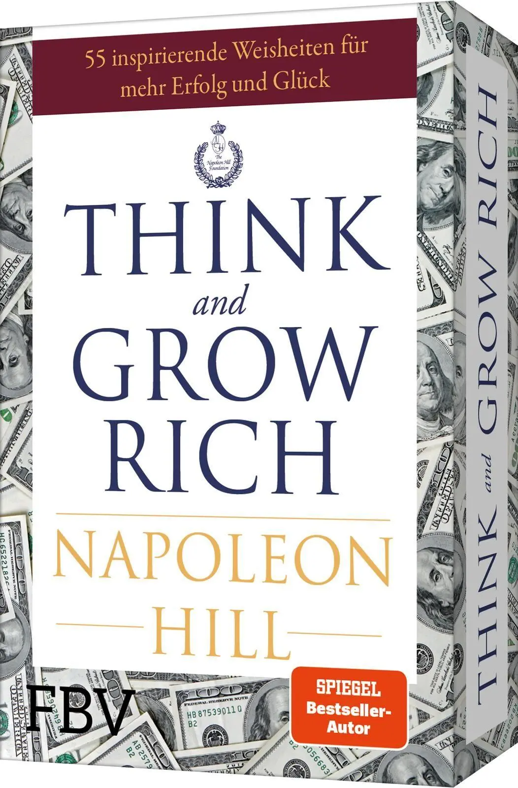 Cover: 9783959728560 | Think and Grow Rich | Napoleon Hill | Box | 57 S. | Deutsch | 2026