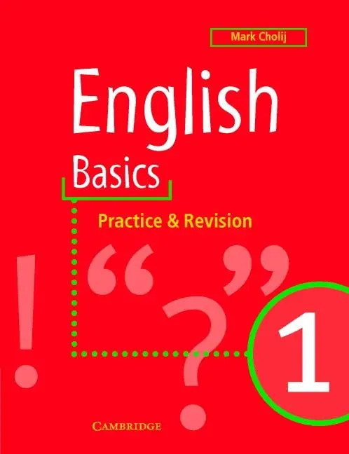 Cover: 9780521648660 | English Basics 1 | Mark Cholij | Taschenbuch | Englisch | 1999