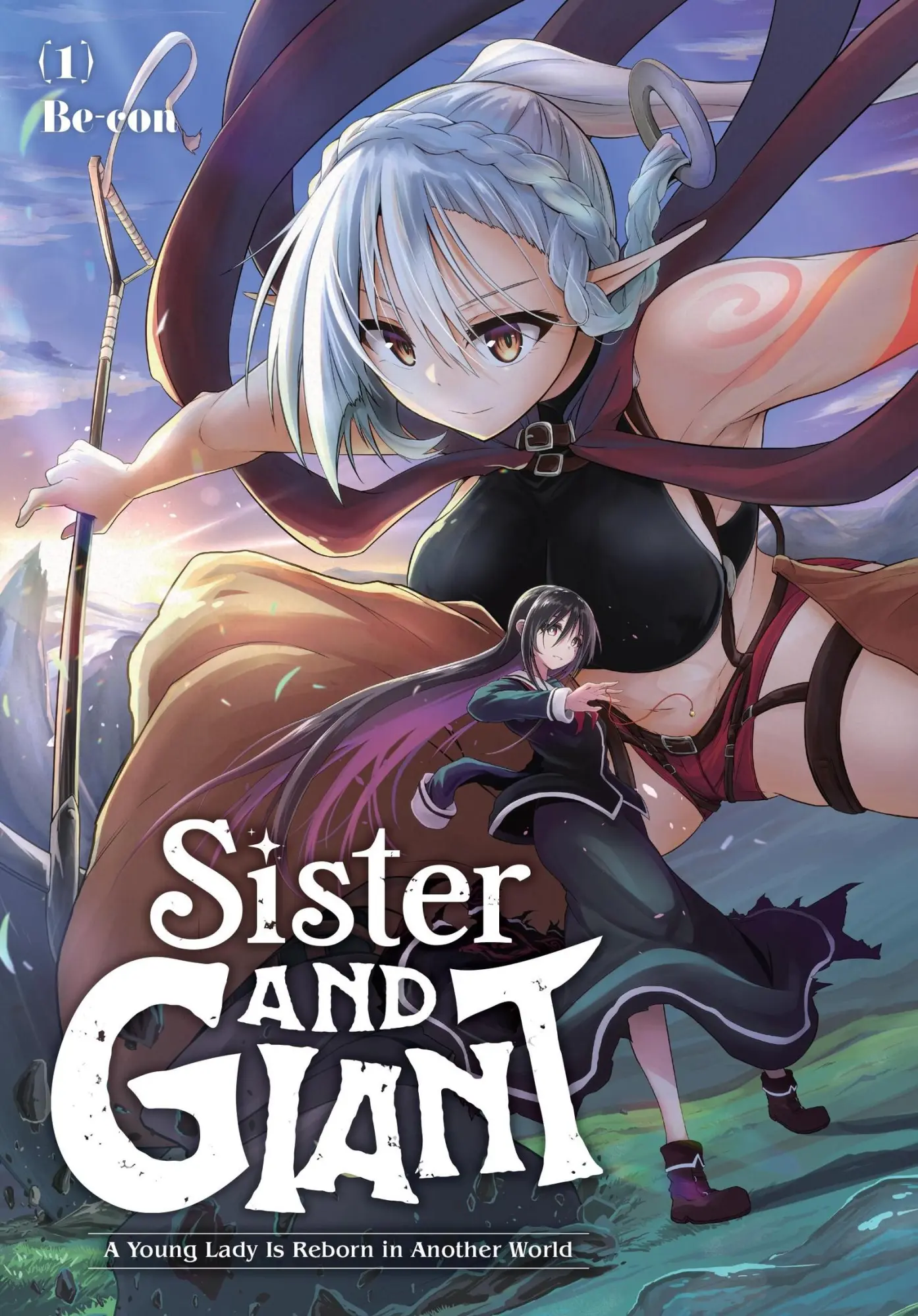 Yen Press Sister And Giant, A Young Lady Is Reborn In Another World, Vol. 1