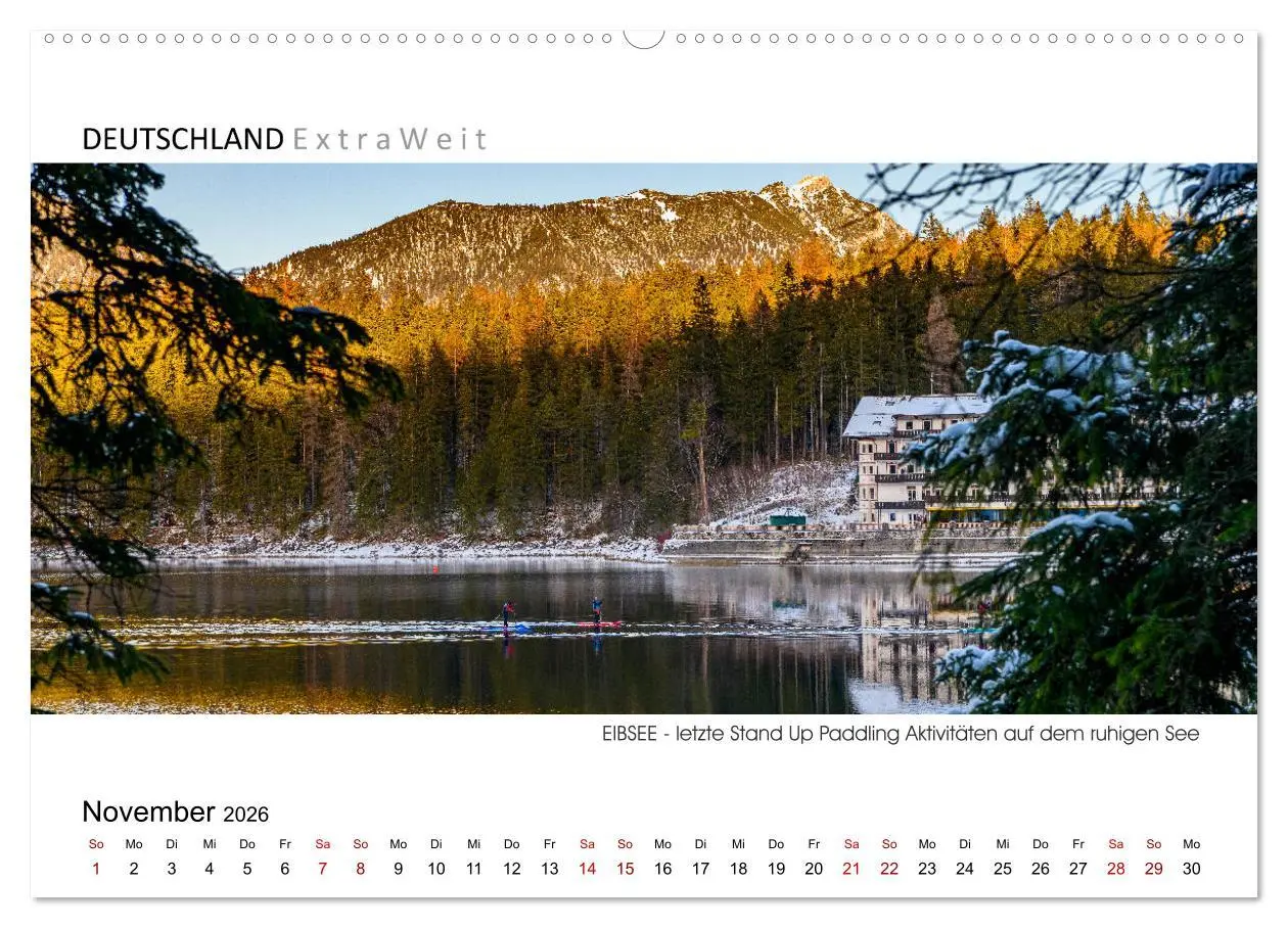 Bild: 9783457788660 | Weißblaue Impressionen vom Eibsee (Wandkalender 2026 DIN A2 quer),...