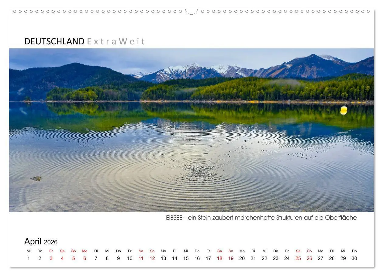 Bild: 9783457788660 | Weißblaue Impressionen vom Eibsee (Wandkalender 2026 DIN A2 quer),...