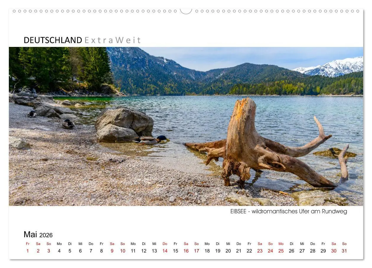 Bild: 9783457788660 | Weißblaue Impressionen vom Eibsee (Wandkalender 2026 DIN A2 quer),...