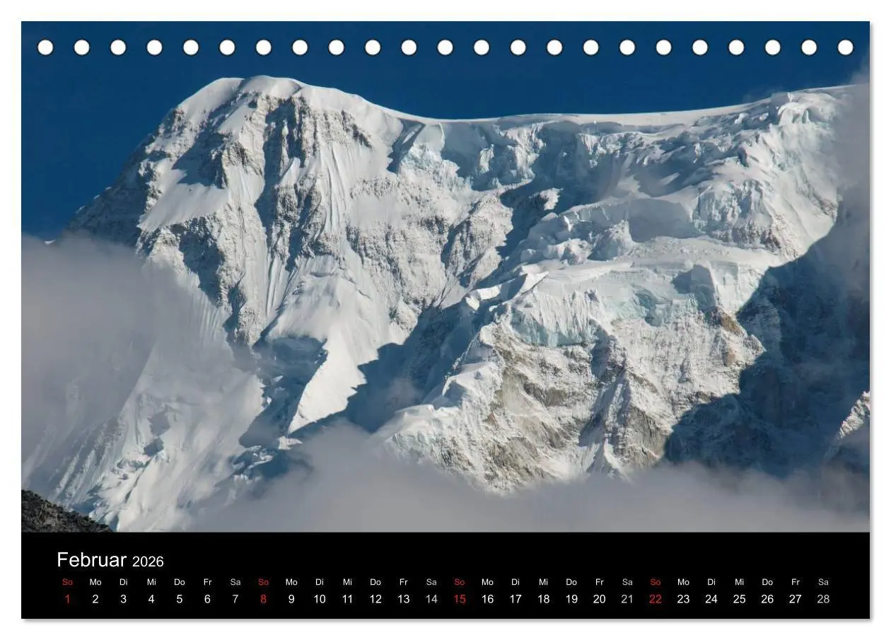 Bild: 9783516188660 | Majestätische Bergwelten - Der Everest Trek (Tischkalender 2026 DIN...
