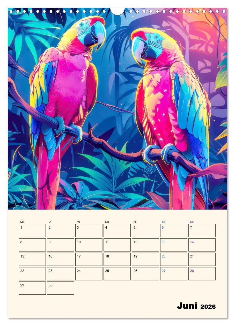 Bild: 9783516258660 | Dschungeltiere - Einzigartige Faszination (Wandkalender 2026 DIN A3...