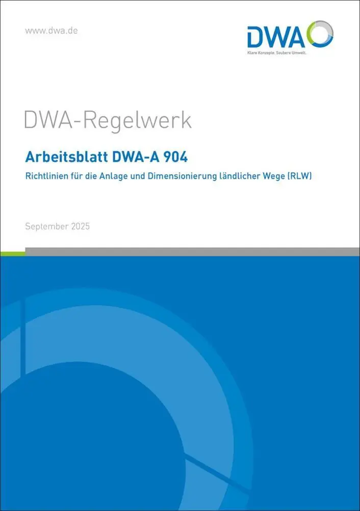 Cover: 9783968628660 | Arbeitsblatt DWA-A 904 Richtlinien für die Anlage und...
