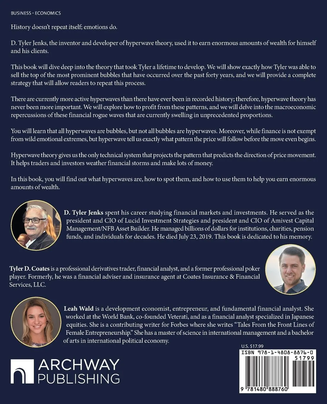 Rückseite: 9781480888760 | Hyperwave Theory | The Rogue Waves of Financial Markets | Taschenbuch
