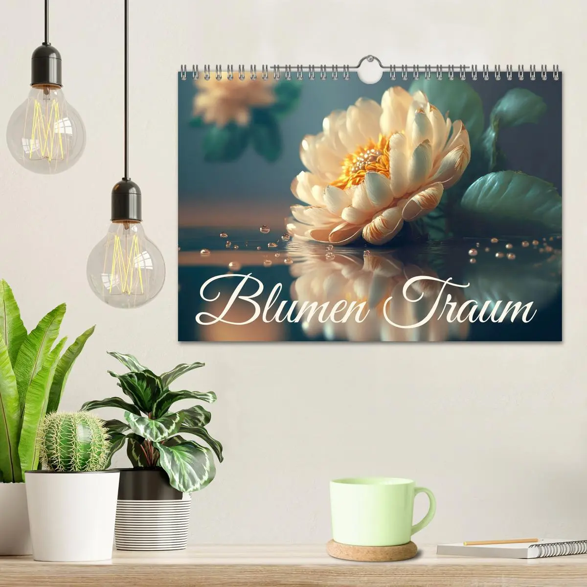Bild: 9783457538760 | Blumen Traum (Wandkalender 2026 DIN A4 quer), CALVENDO Monatskalender