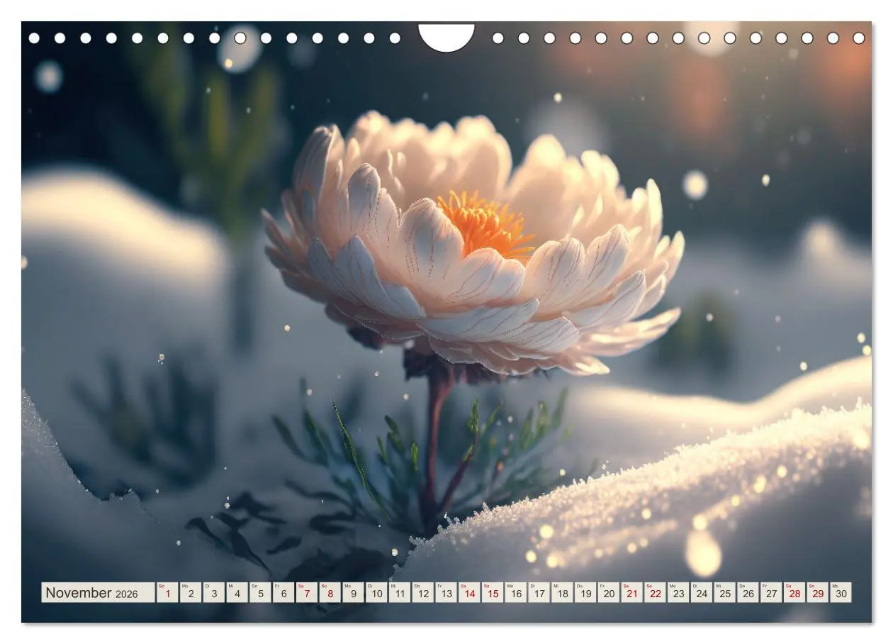 Bild: 9783457538760 | Blumen Traum (Wandkalender 2026 DIN A4 quer), CALVENDO Monatskalender