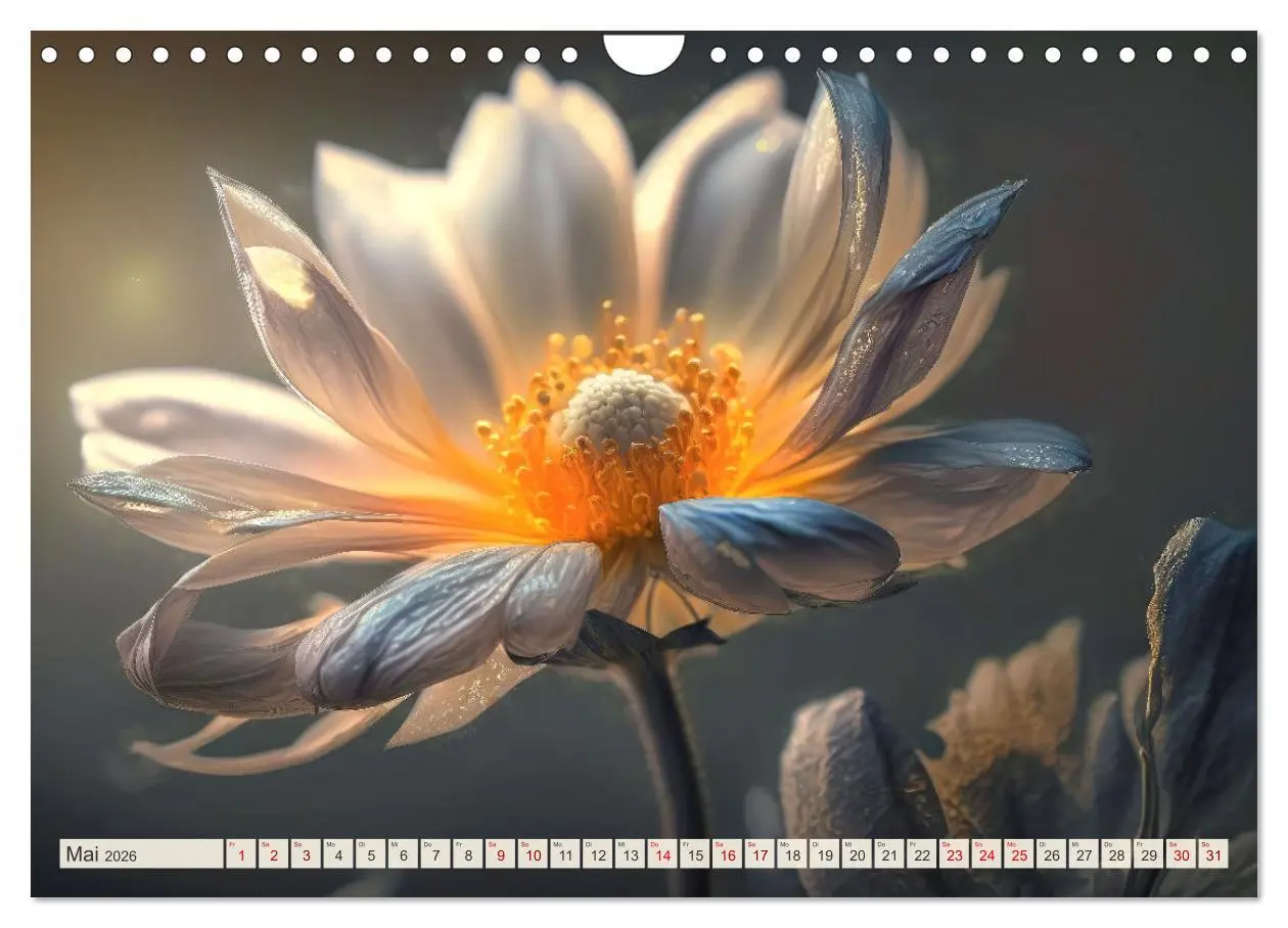 Bild: 9783457538760 | Blumen Traum (Wandkalender 2026 DIN A4 quer), CALVENDO Monatskalender