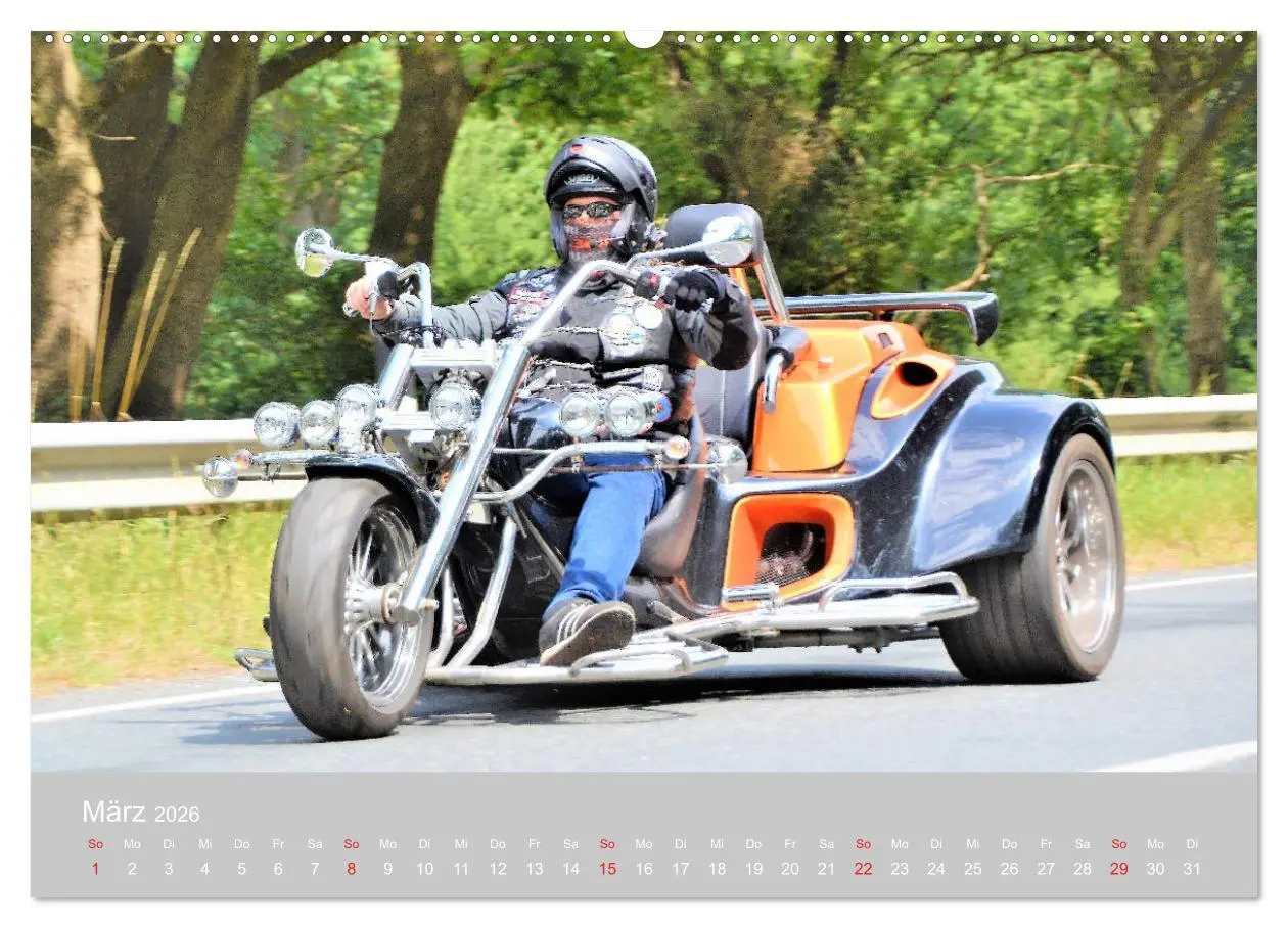 Bild: 9783457778760 | TRIKER on Tour (Wandkalender 2026 DIN A2 quer), CALVENDO...