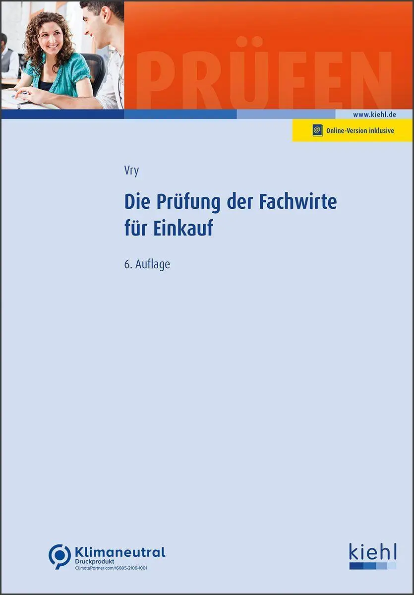 Cover: 9783470548760 | Die Prüfung der Fachwirte für Einkauf | Wolfgang Vry | Bundle | 2024