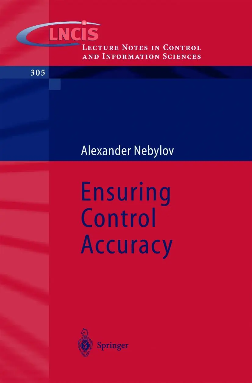 Cover: 9783540218760 | Ensuring Control Accuracy | A V Nebylov | Taschenbuch | xii | Englisch