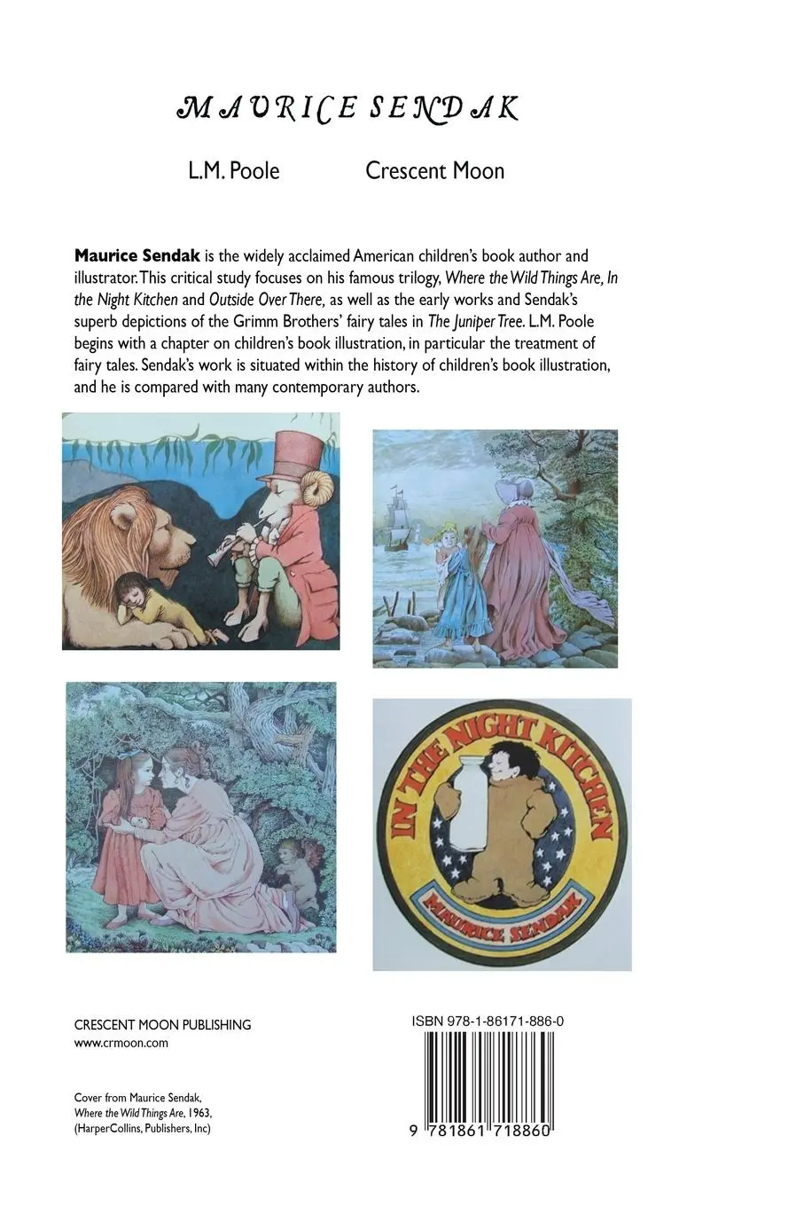 Rückseite: 9781861718860 | MAURICE SENDAK AND THE ART OF CHILDREN'S BOOK ILLUSTRATION | Poole