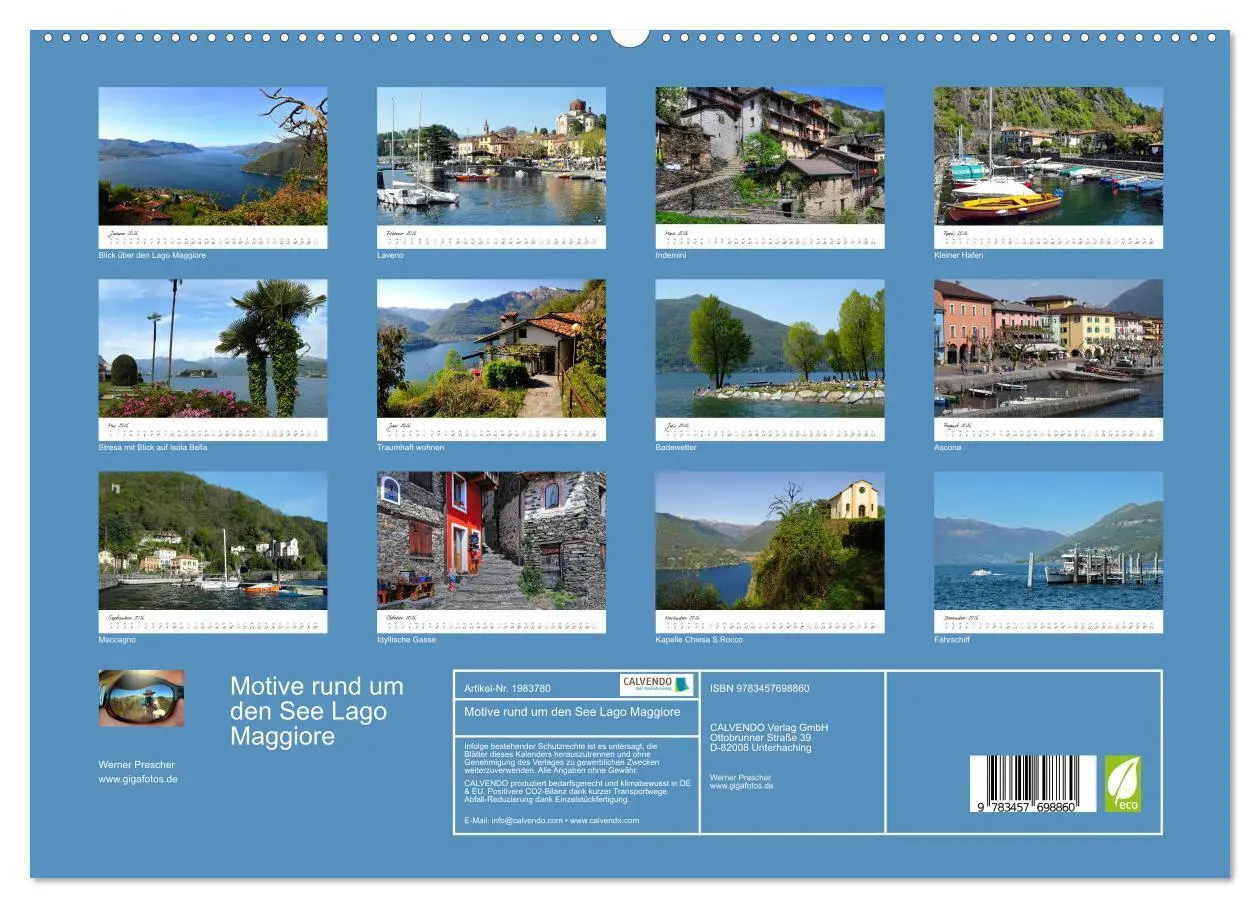 Bild: 9783457698860 | Motive rund um den See Lago Maggiore (hochwertiger Premium...