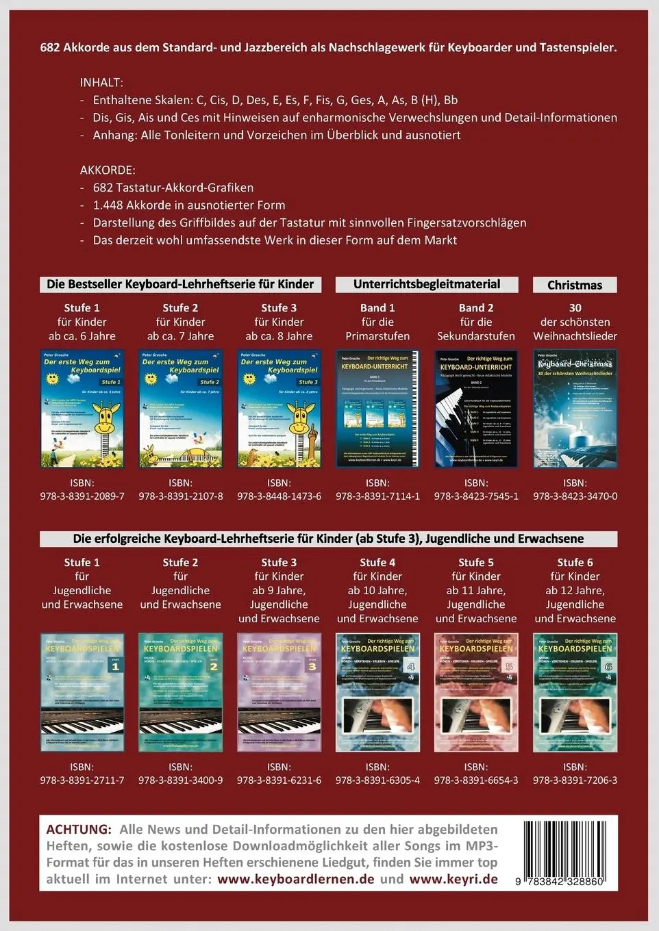 Rückseite: 9783842328860 | Akkorde finden leicht gemacht | Peter Grosche | Taschenbuch | Ringbuch