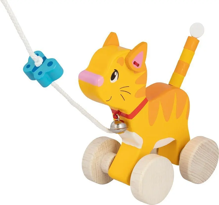Cover: 4013594548960 | Ziehtier Katze | goki | Spielzeug | In Faltschachtel | 54896 | Deutsch