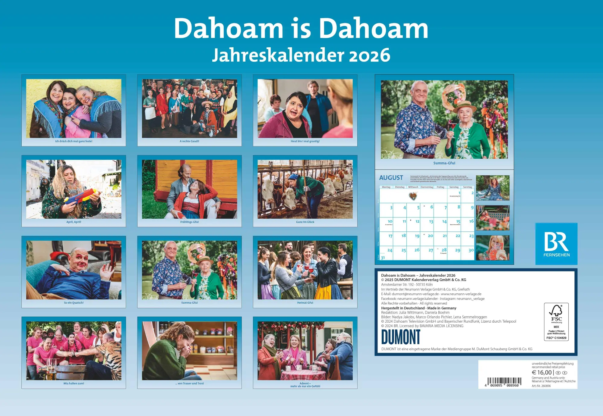 Bild: 4069095008960 | Dahoam is Dahoam 2026 - Broschürenkalender - Wandkalender - mit...