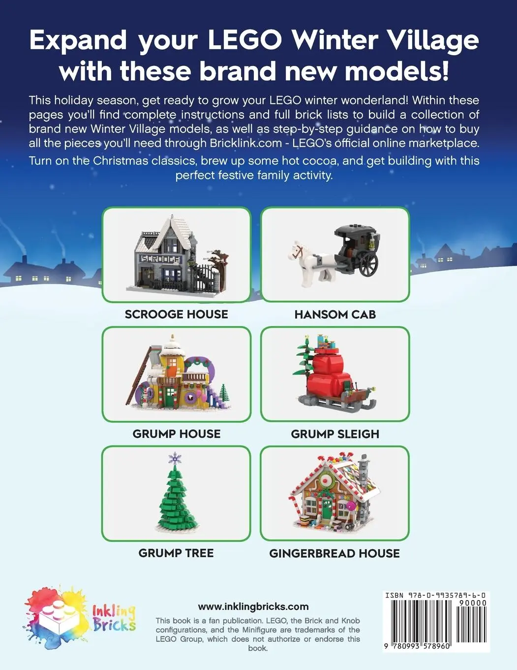 Rückseite: 9780993578960 | Build Up Your LEGO Winter Village | Christmas Stories | David Younger