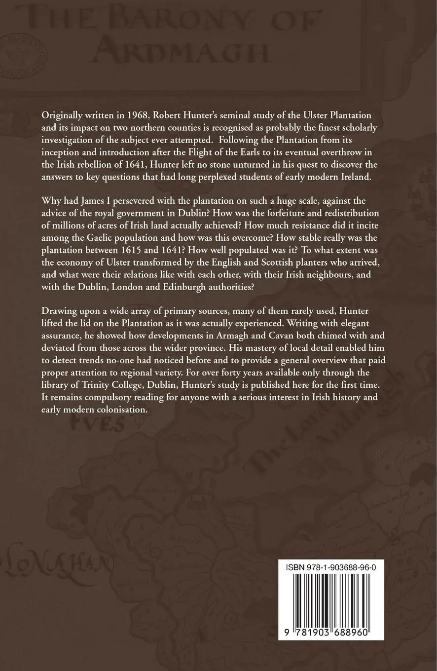 Rückseite: 9781903688960 | The Ulster Plantation in the Counties of Armagh and Cavan 1608-41