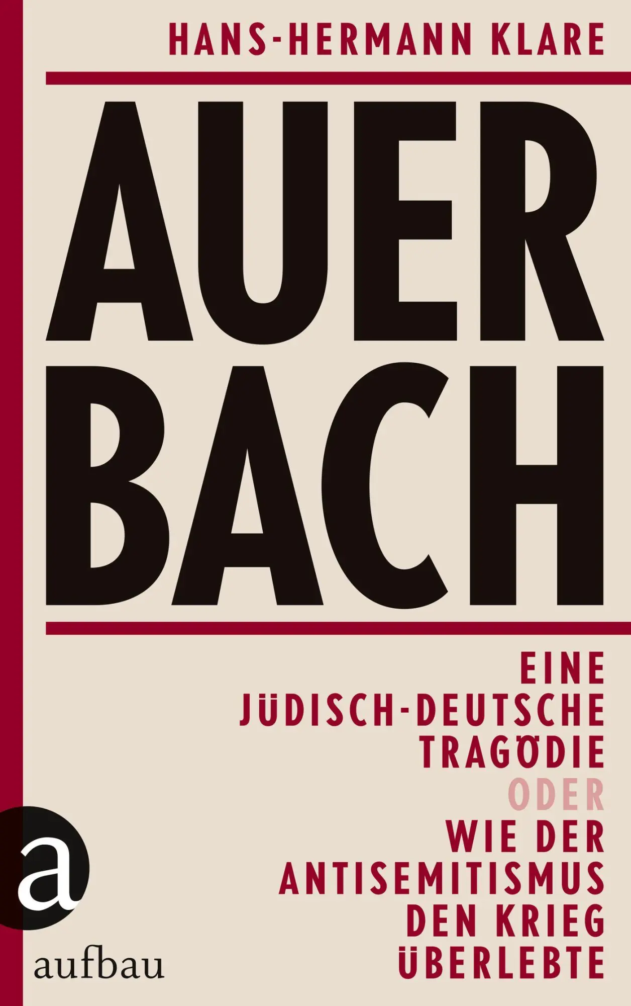 Cover: 9783351038960 | Auerbach | Hans-Hermann Klare | Buch | 475 S. | Deutsch | 2022