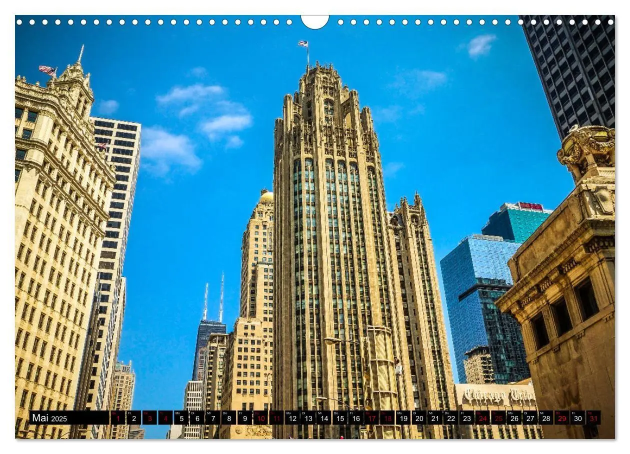 Bild: 9783435358960 | Chicago Impressionen (Wandkalender 2025 DIN A3 quer), CALVENDO...