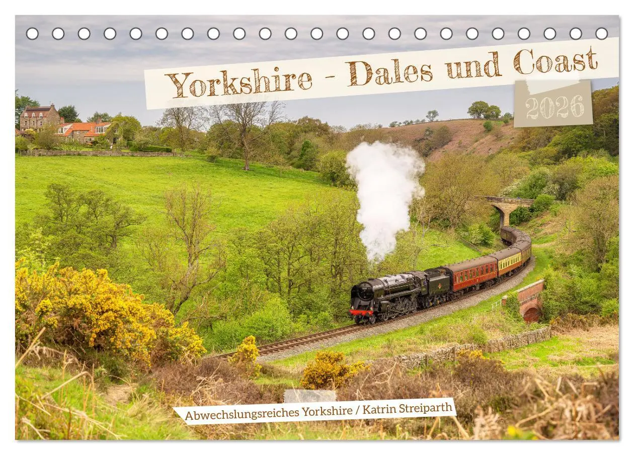 Cover: 9783457518960 | Yorkshire - Dales und Coast (Tischkalender 2026 DIN A5 quer),...