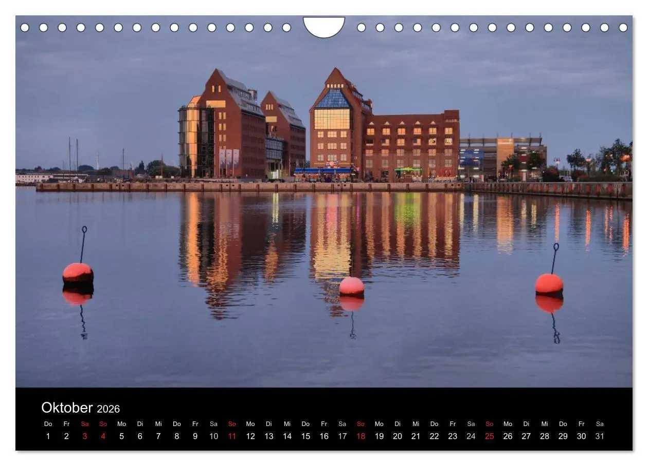 Bild: 9783516228960 | Rostock (Wandkalender 2026 DIN A4 quer), CALVENDO Monatskalender