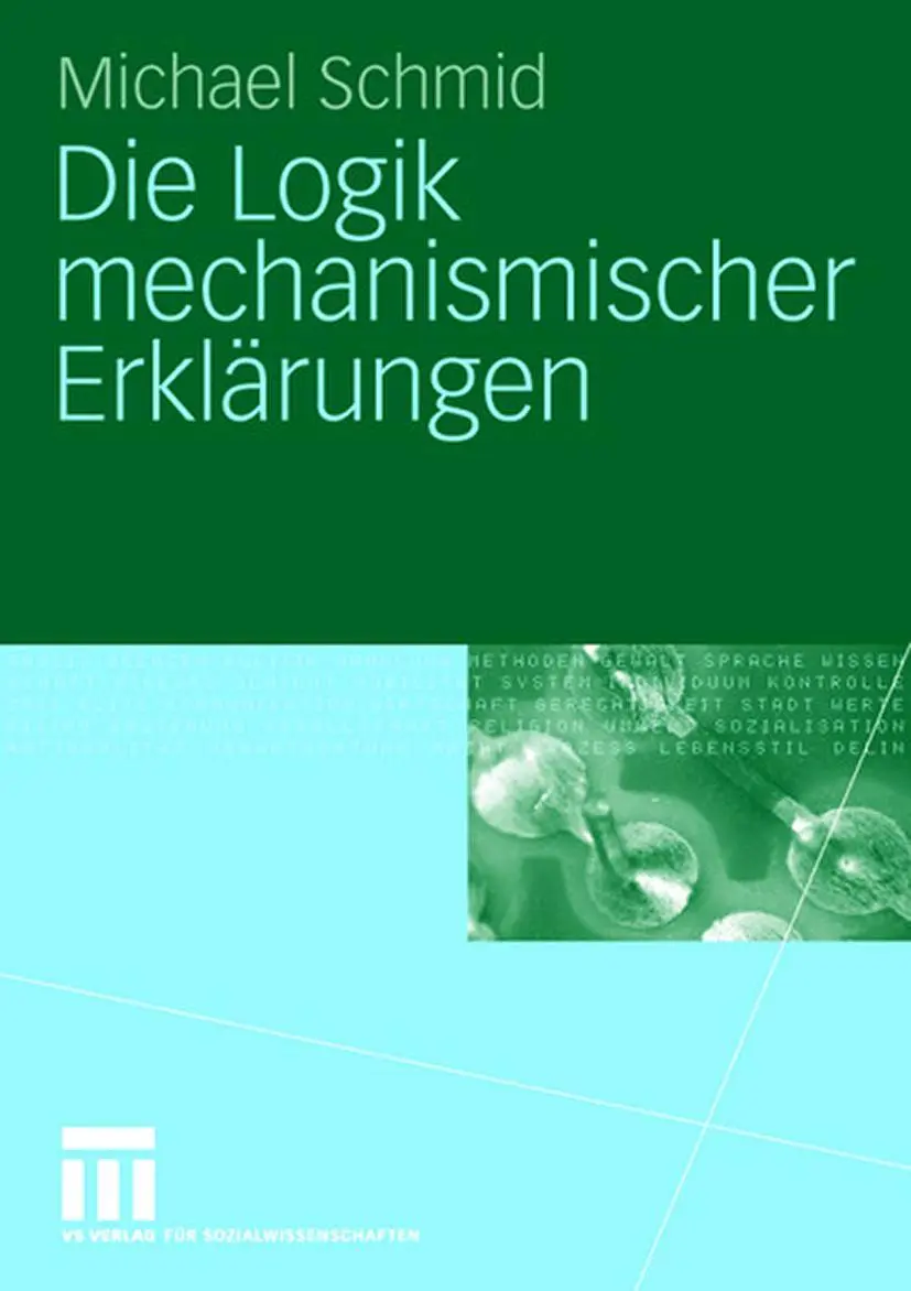 Cover: 9783531148960 | Die Logik mechanismischer Erklärungen | Michael Schmid | Taschenbuch