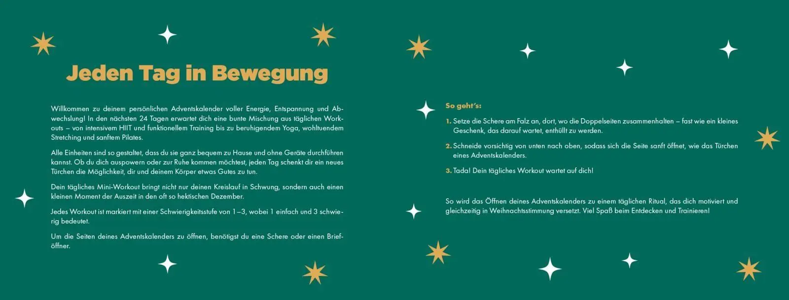 Bild: 9783742328960 | 24 Workouts für den Advent | Katharina Herdener | Buch | 100 S. | 2025