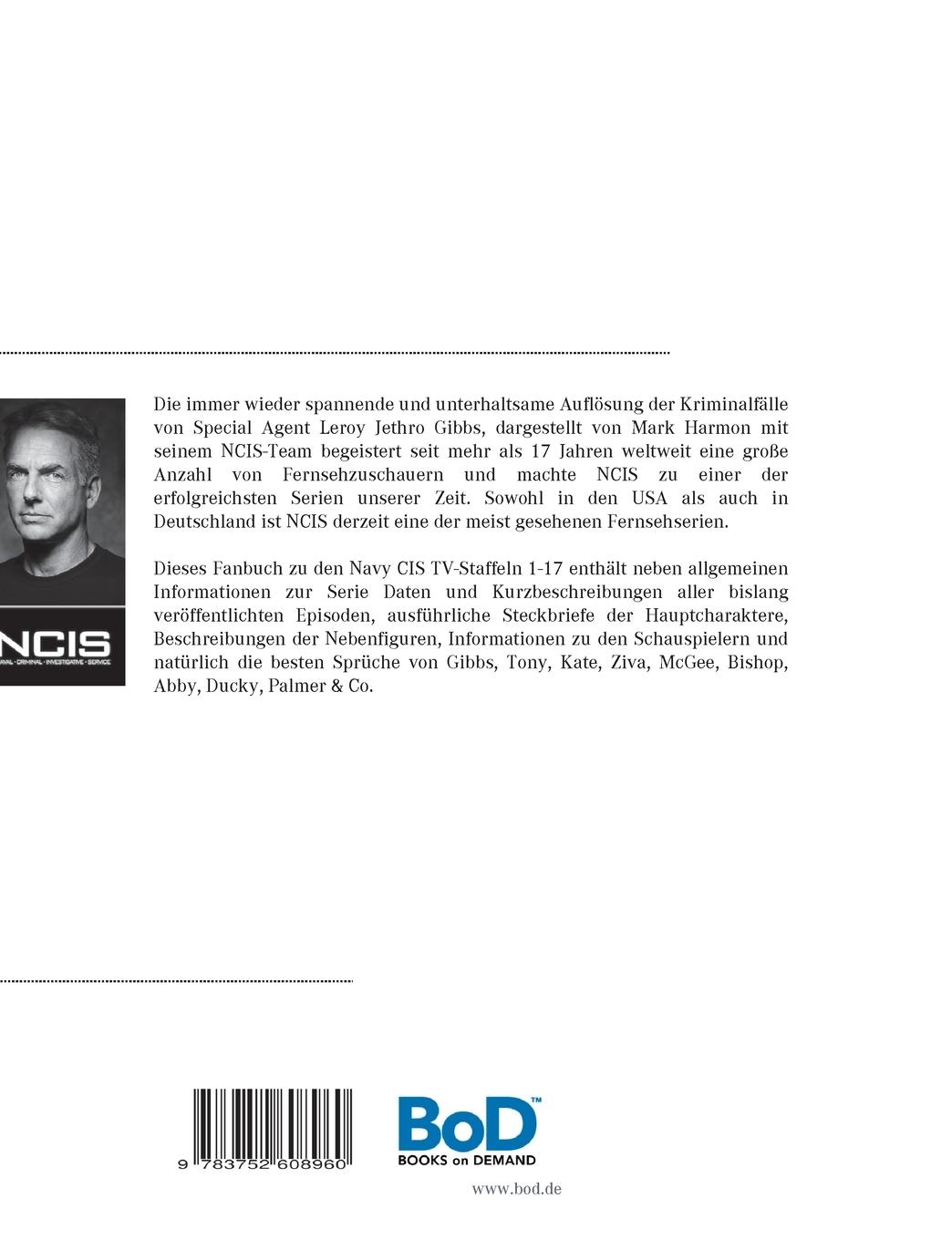 Rückseite: 9783752608960 | Navy CIS NCIS 1-17 | Das Buch zur TV-Serie Navy CIS Staffel 1-17