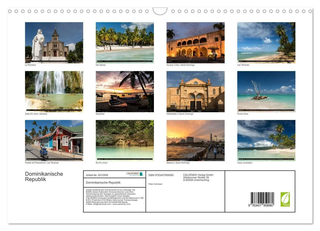 Bild: 9783457959060 | Dominikanische Republik (Wandkalender 2026 DIN A3 quer), CALVENDO...