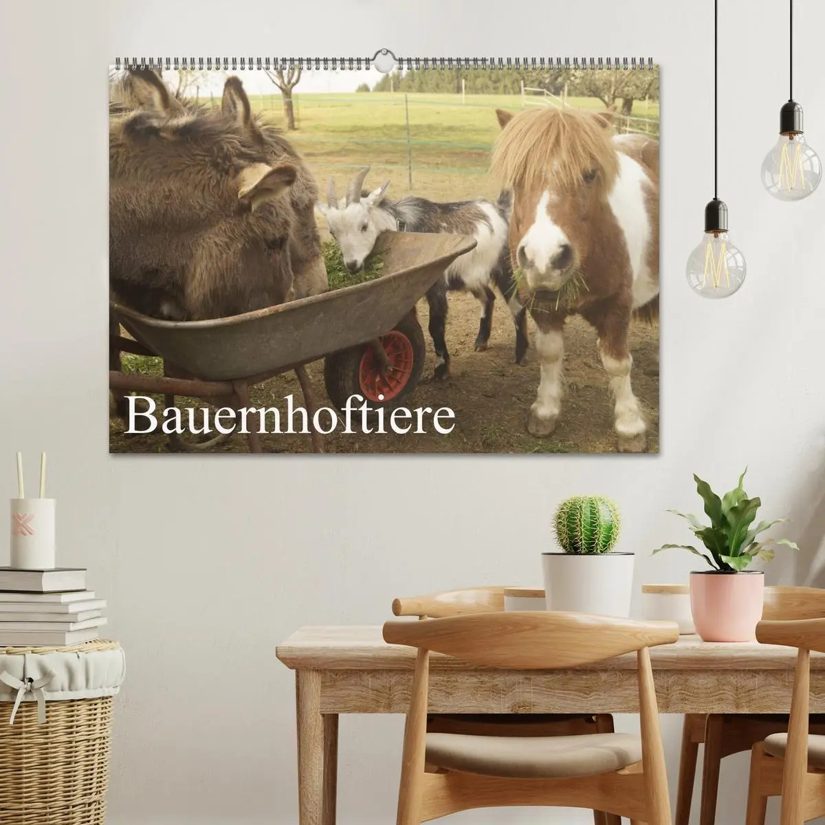 Bild: 9783516119060 | Bauernhoftiere (Wandkalender 2026 DIN A2 quer), CALVENDO...