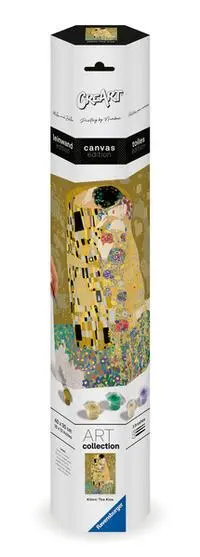 Cover: 4005556239160 | CreArt, Malen nach Zahlen Canvas Leinwand - Leinwand Der Kuss (Klimt)