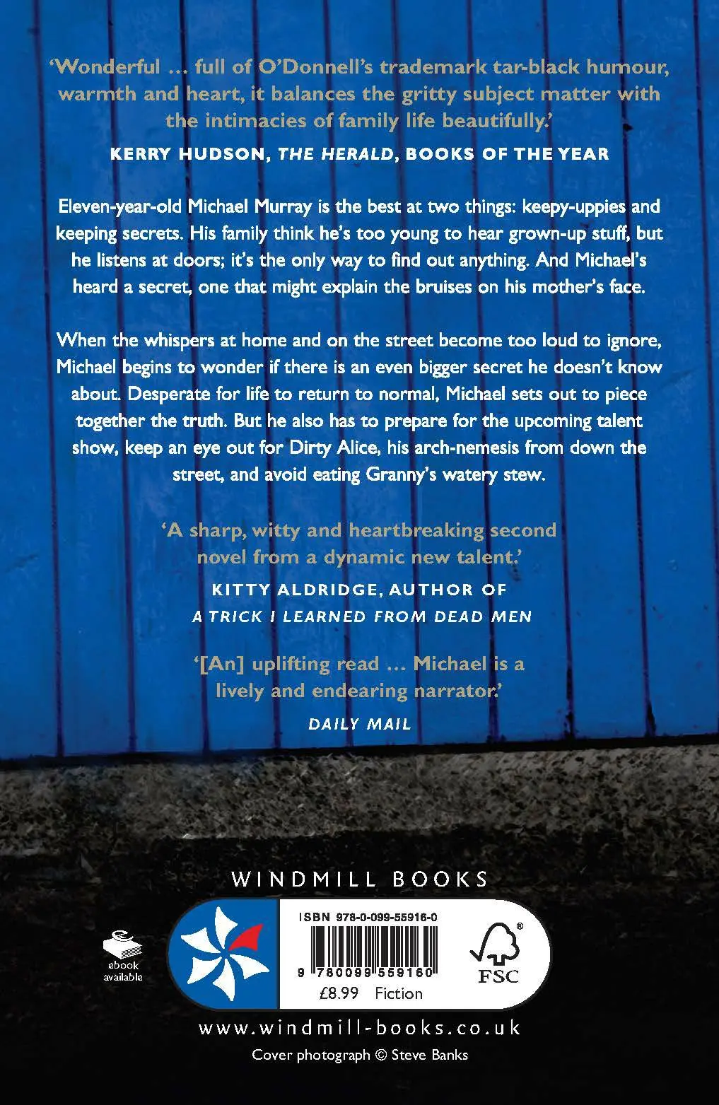 Rückseite: 9780099559160 | Closed Doors | Lisa O'Donnell | Taschenbuch | 246 S. | Englisch | 2014